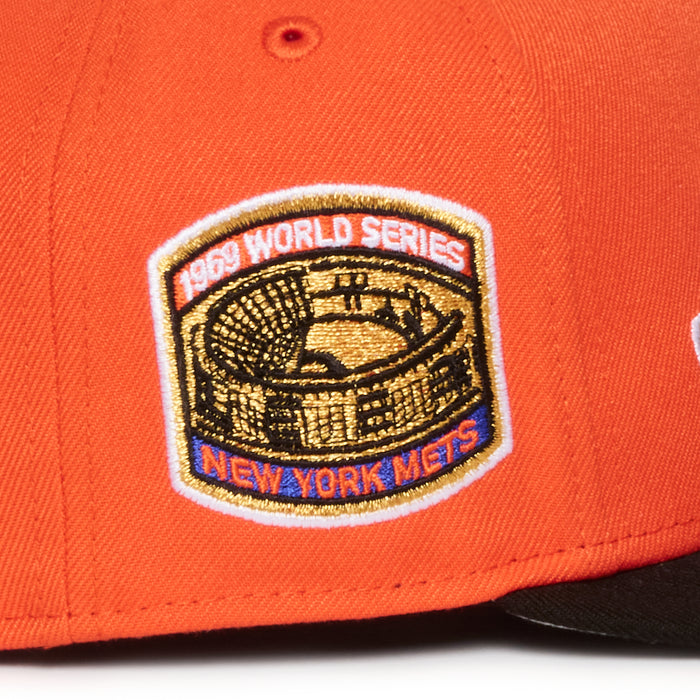 New York Mets Orange and Black Script 950 AFrame 1969 WS Snap Back