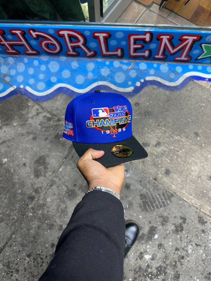 New York Mets World Champions 1986 Royal and Black