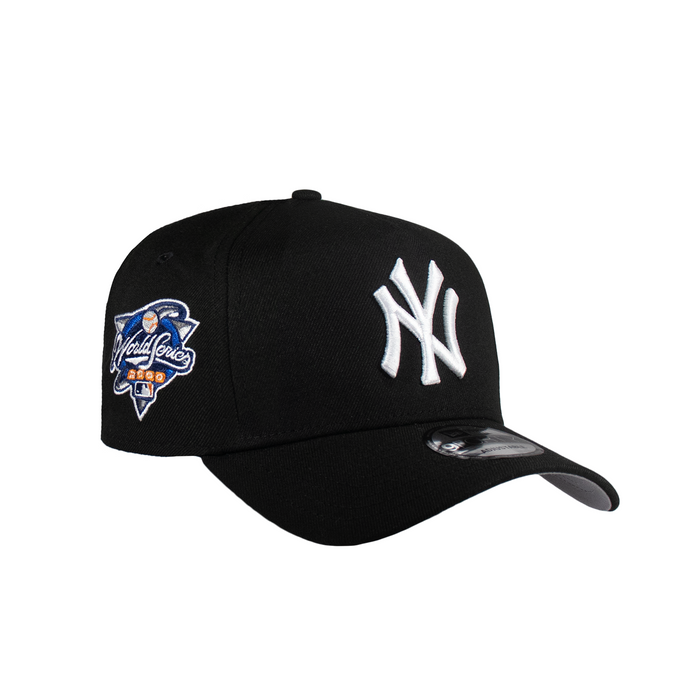 New York Yankees All Black 940 A-Frame Snap Back 2000 World Series