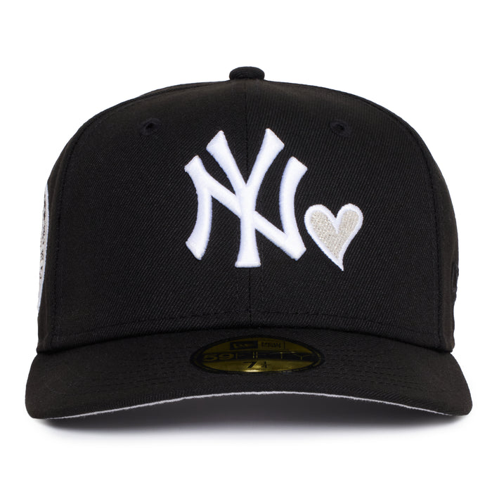 New York Yankees All Black Silver Heart 1943 World Series