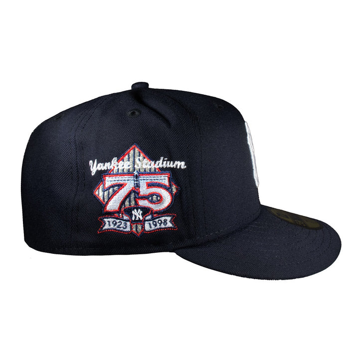 New York Yankees All Navy Gradient Logo 75 Years