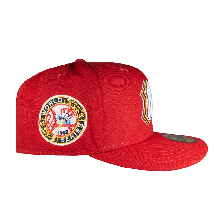 New York Yankees All Red w/ 3D Logo 1949 World Series