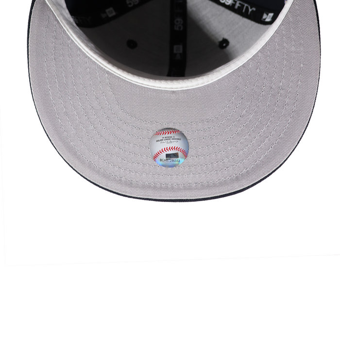 New York Yankees Navy 1998 World Series Grey UV Fitted Hat