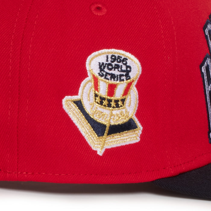 New York Yankees Red and Navy BX Bombers 950 AFrame Snap Back