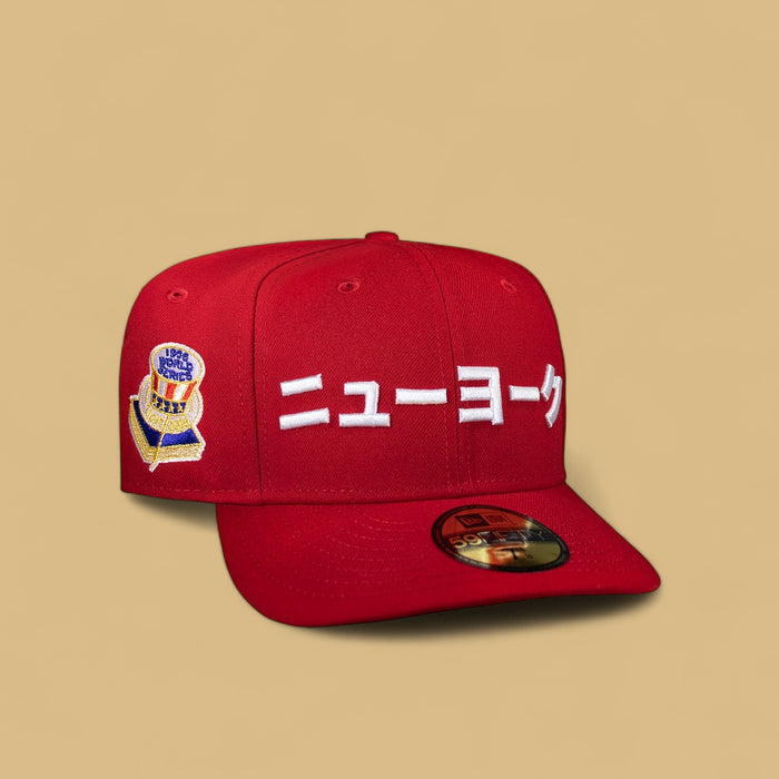 New York Yankees Red Japanese Katakana 1956 World Series