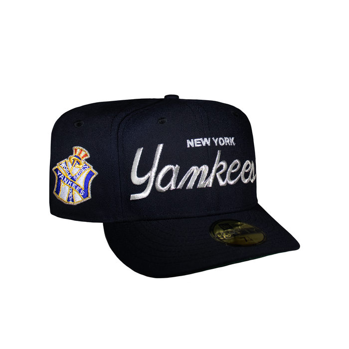 New York Yankees Silver Script Logo 1951 World Series