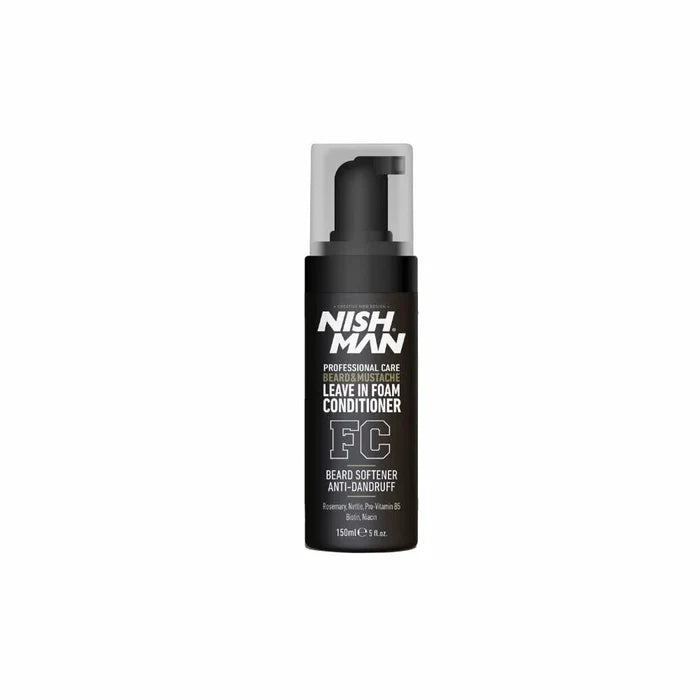 NishMan Leave In Foam Conditioner Anti-Dandruff Beard Softner
