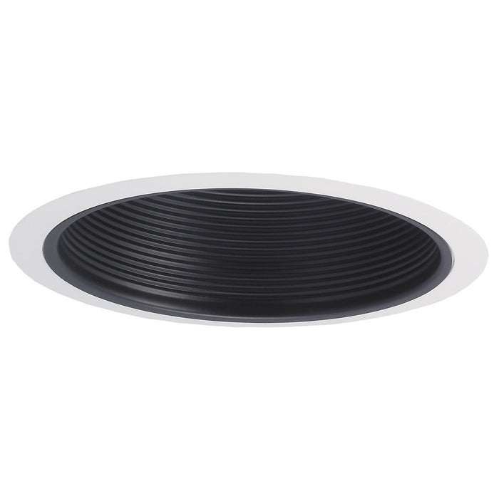 Nora Lighting NTM-30/2R 6 Inch Stepped Baffle Black
