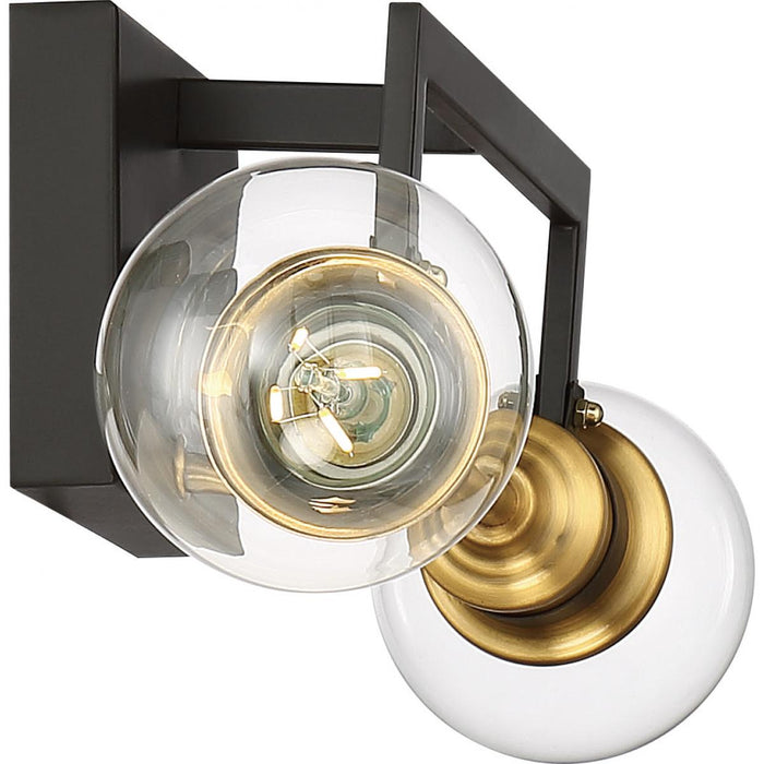 Wall Sconce / Vanity Nuvo Lighting 60-6972 Intention 2 Light Vanity Warm Brass and Black Nuvo Lighting