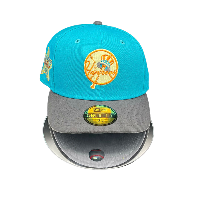 NY. YANKEES TEAL + CHARCOAL GREY UV 60 ASG