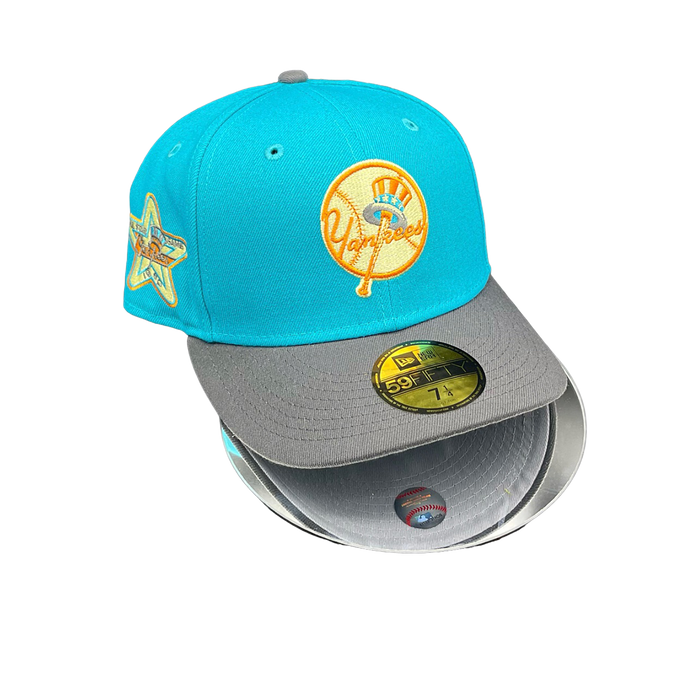 NY. YANKEES TEAL + CHARCOAL GREY UV 60 ASG