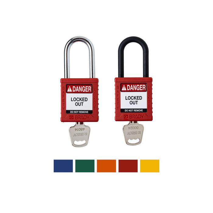 Nylon Padlocks - Mann Supply BradyIndustrial Products