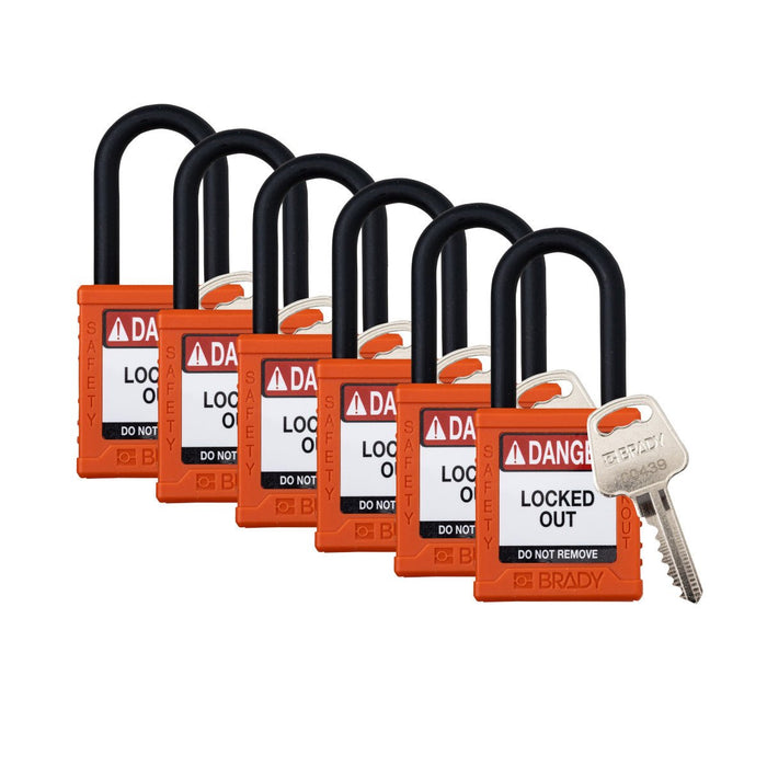 Pack of 6 Each / Plastic / Orange