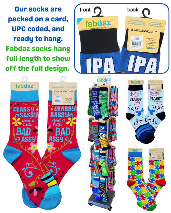 On My Way to Fuck Shit Up Women's Crew Socks