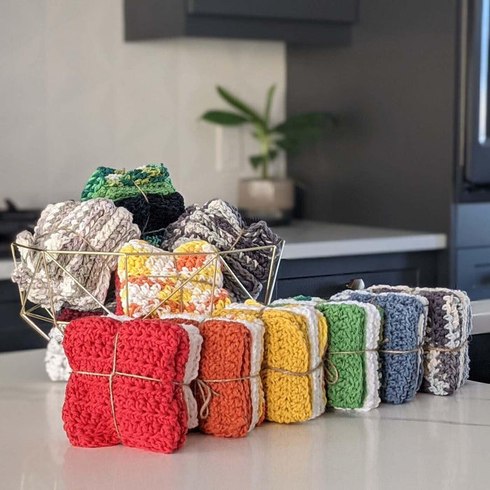 Organic Cotton Dishcloths | 3 Pack - Greenbriar Market + Refillery