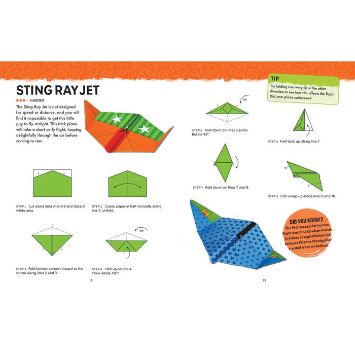 Origami Activity Book - Paper Planes