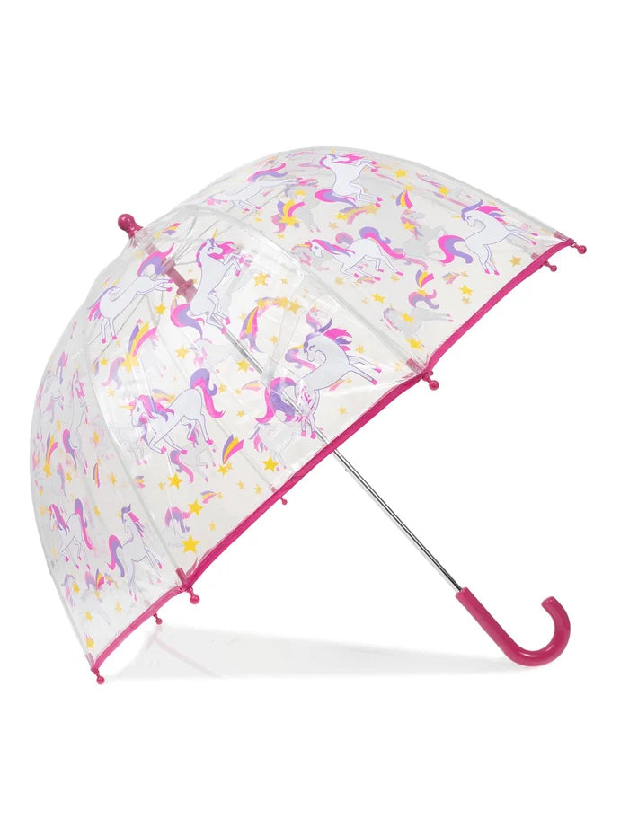 Parapluie Enfant transparent PVC/Licorne étoile