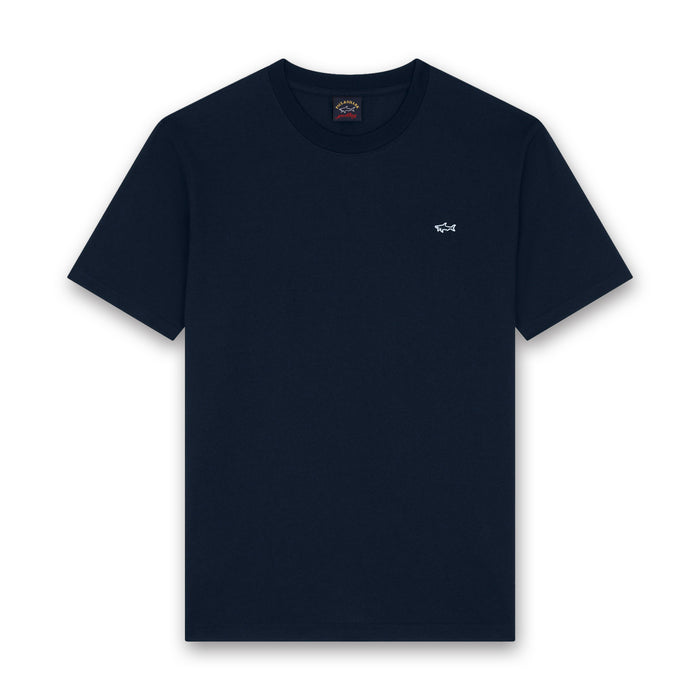 Paul & Shark - Cotton T-Shirt in Navy - Nigel Clare