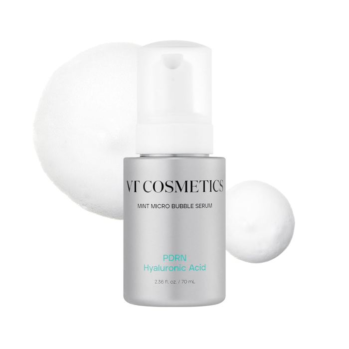 VT Cosmetics PDRN Hyaluronic Acid Mint Micro Bubble Serum Nudie Glow Australia