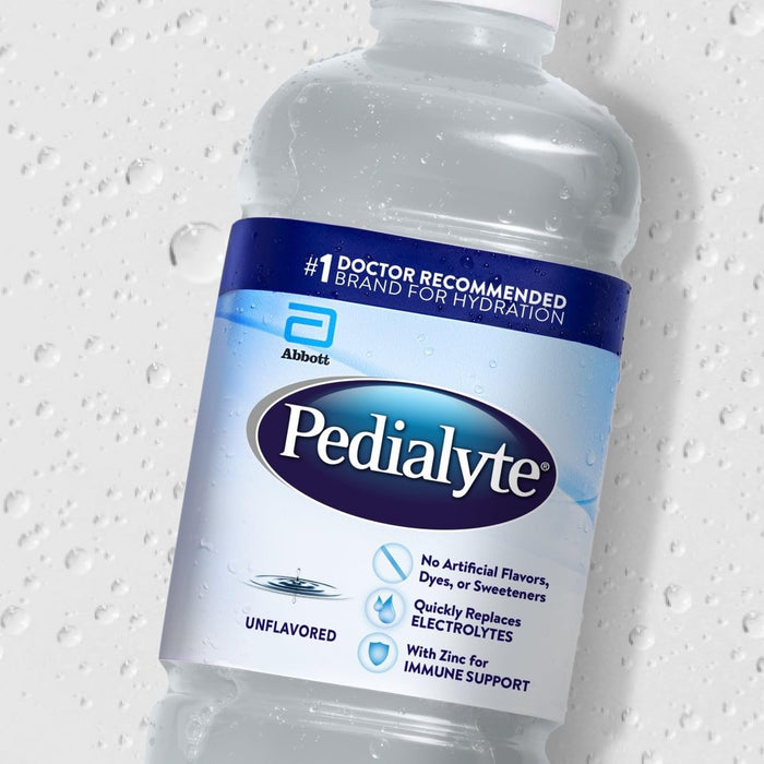 Pedialyte Oral Electrolyte Solution, Unflavored, 2 oz - 59892-Single - LL Medico