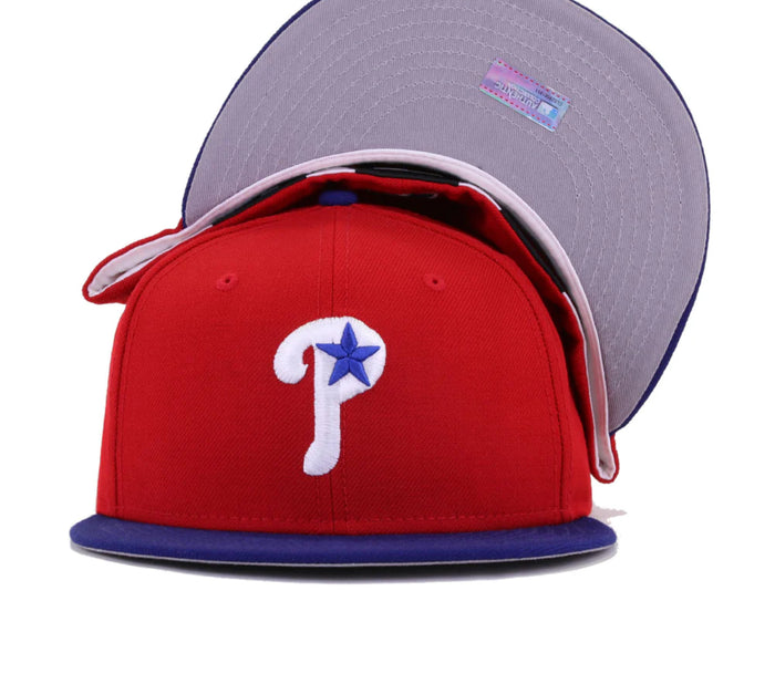 Philadelphia Phillies Red and Royal Grey UV