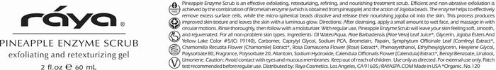 PINEAPPLE ENZYME SCRUB (120) RAYA SPA - rayaspa