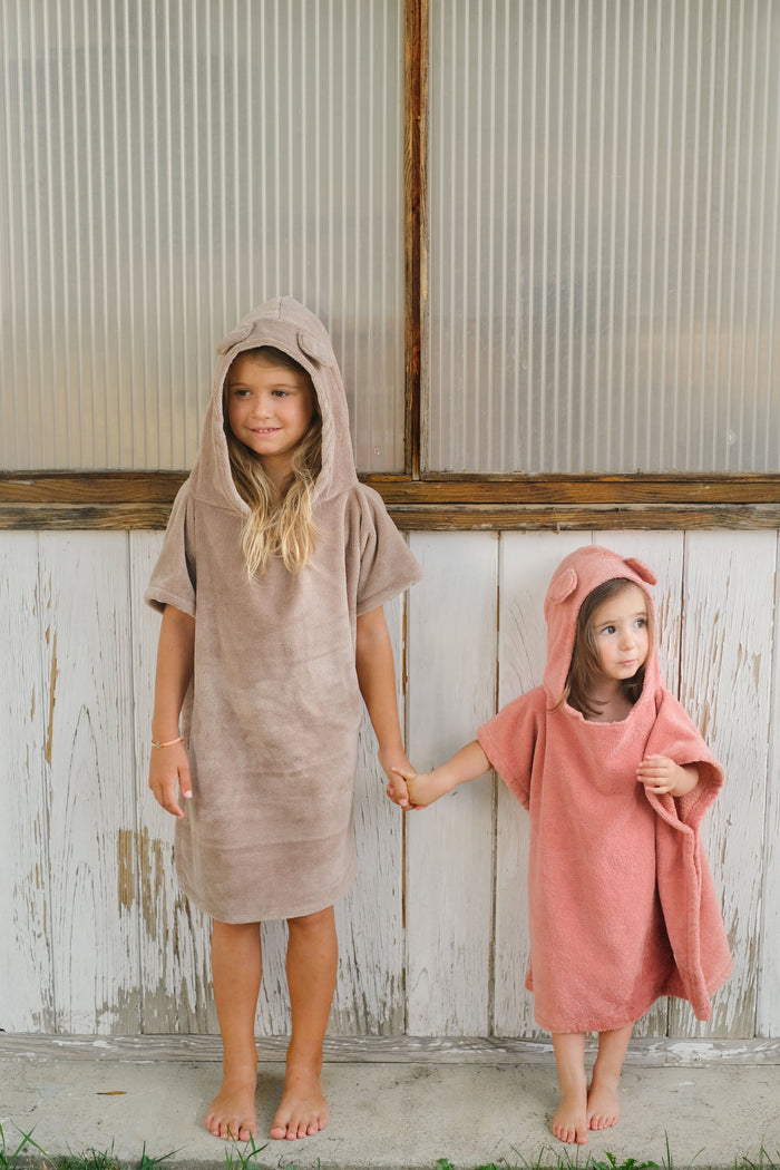 Poncho de bain enfant à capuche, Pêche