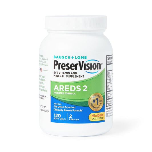 PreserVision AREDS 2 Eye Vitamin Supplement, 120 soft gels - 24208069762 - LL Medico