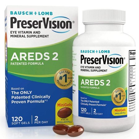 PreserVision AREDS 2 Eye Vitamin Supplement, 120 soft gels - 24208069762 - LL Medico