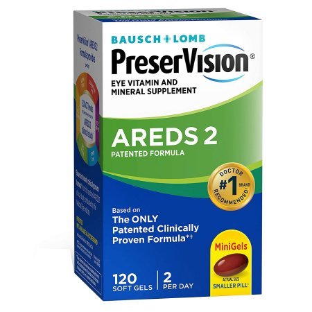 PreserVision AREDS 2 Eye Vitamin Supplement, 120 soft gels - 24208069762 - LL Medico