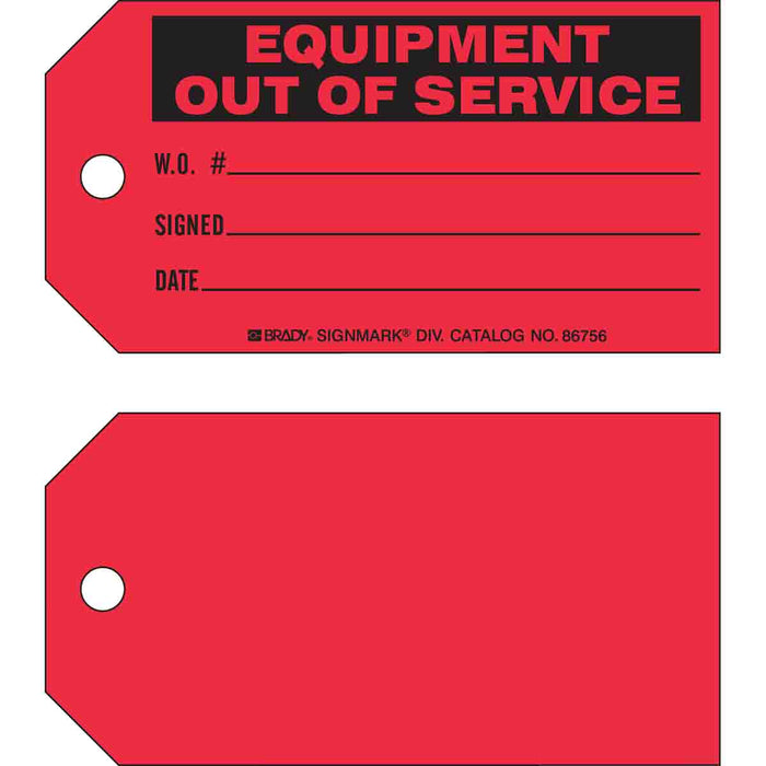 Production Status Tags - Mann Supply BradyIndustrial Products