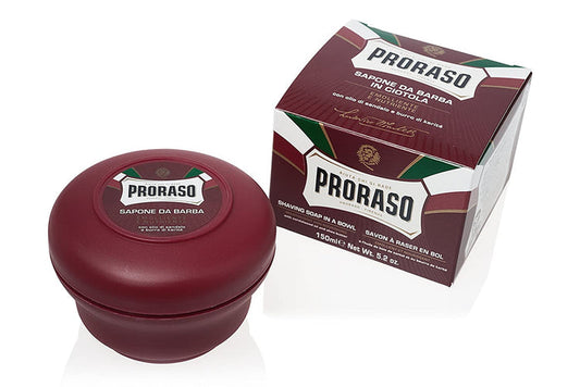 Proraso Shaving Soap In A Bowl - Nourishing For Course Beards