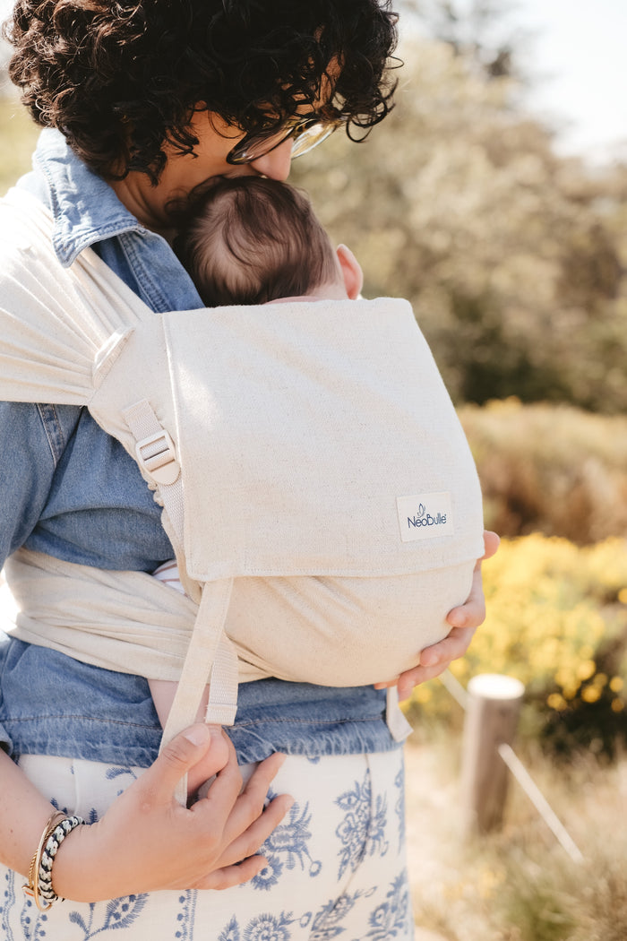 P'tit evo, Porte bébé à nouer, Lin Naturel