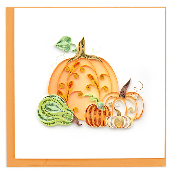 Quilling Card - Assorted Pumpkins