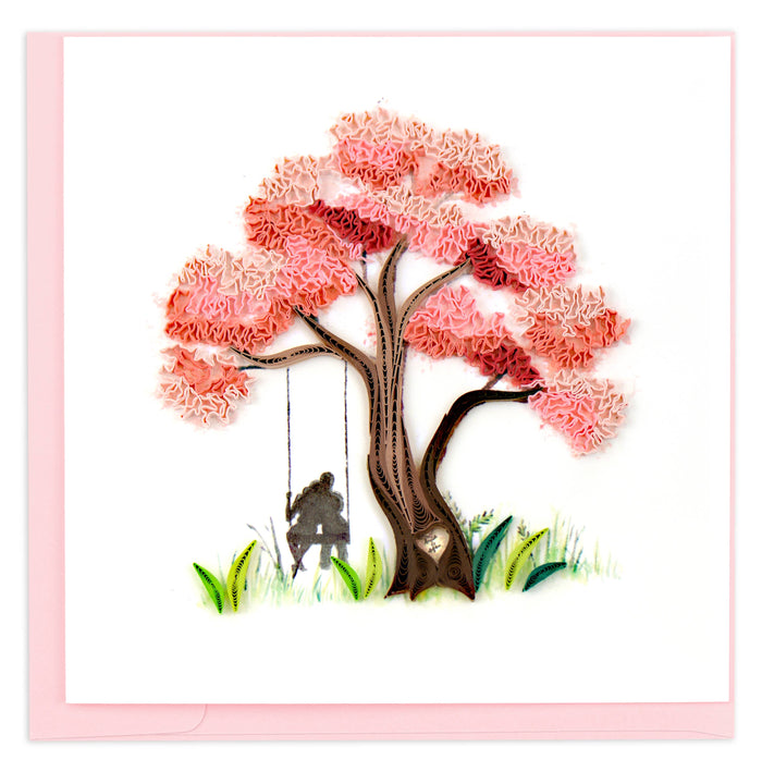 Quilling Card - Blossoming Love