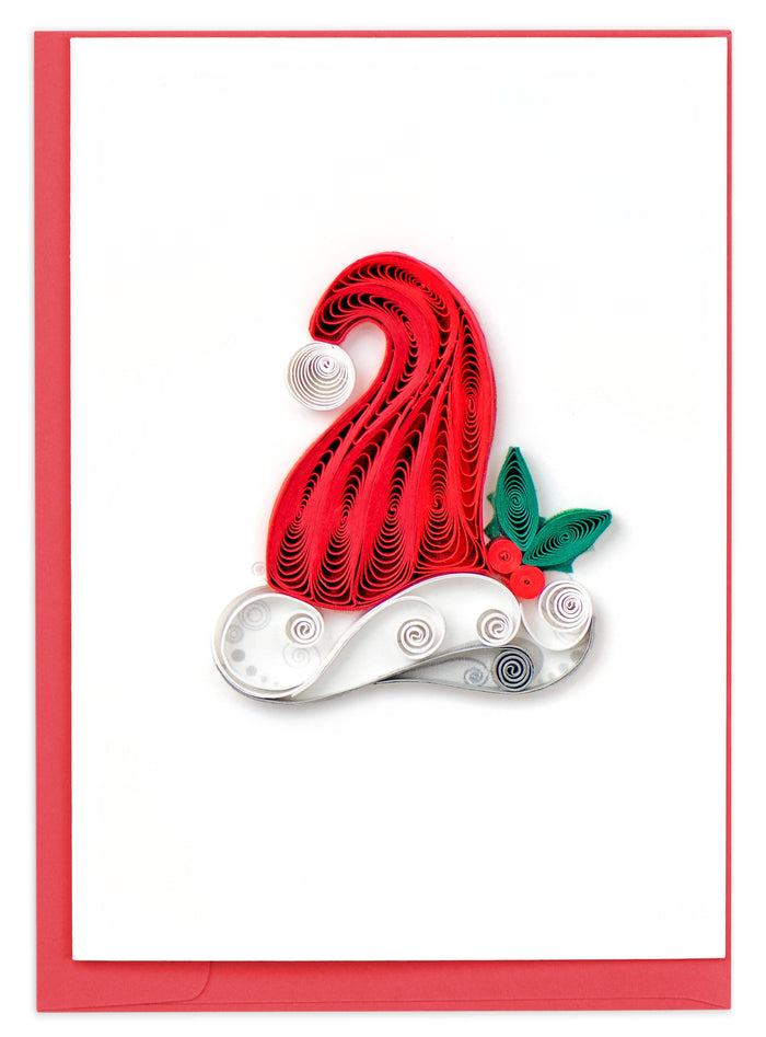 Quilling Card - Santa Hat Gift Enclosure