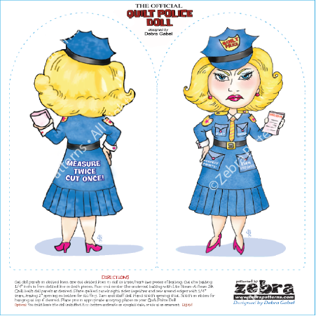 Quilt Police Doll