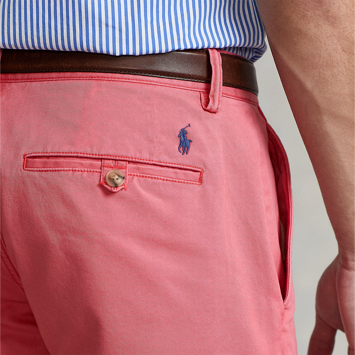 Ralph Lauren - Straight Fit Bedford Short in Red - Nigel Clare