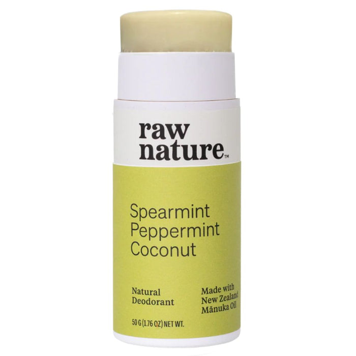 Raw Nature Deodorant Stick 50g - Spearmint, Peppermint & Coconut