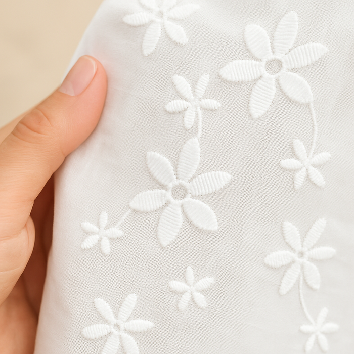 Rena Natural Linen-Look Top