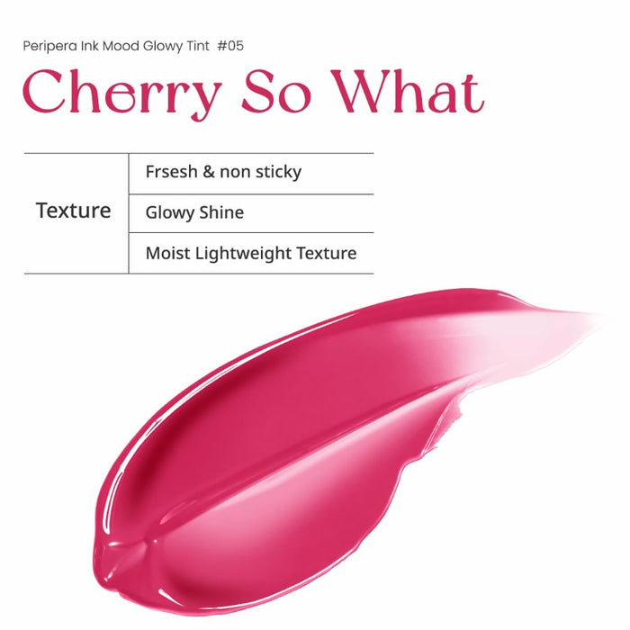 (RENEWED) Peripera Ink Mood Glowy Tint 05 Cherry So What