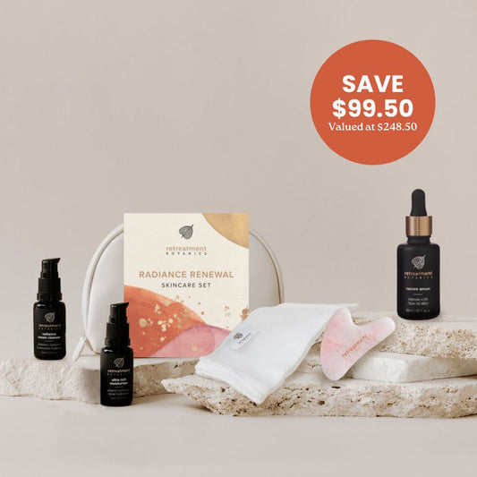 Retreatment Botanics Radiance Renewal Skincare Set