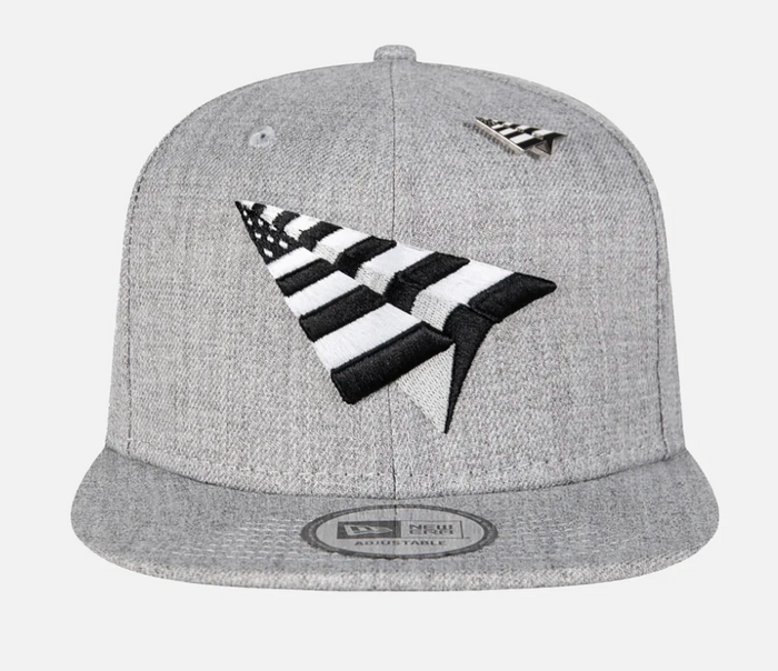 Roc Nation Paper Planes Heather Grey 950 Snap Back