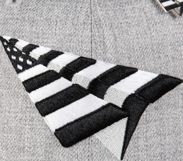 Roc Nation Paper Planes Heather Grey 950 Snap Back