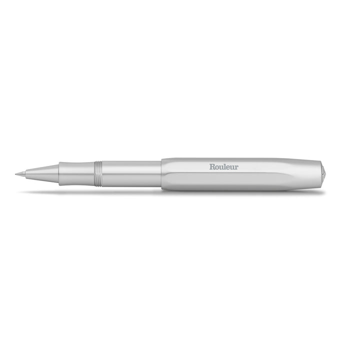 Rouleur x Kaweco Aluminium Rollerball Pen - Silver + Engraved logo - Rouleur