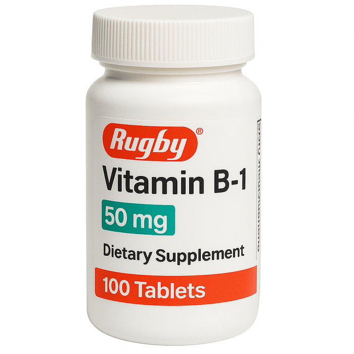 Rugby Vitamin B1 Dietary Supplement, 50 mg - 80681009700 - LL Medico