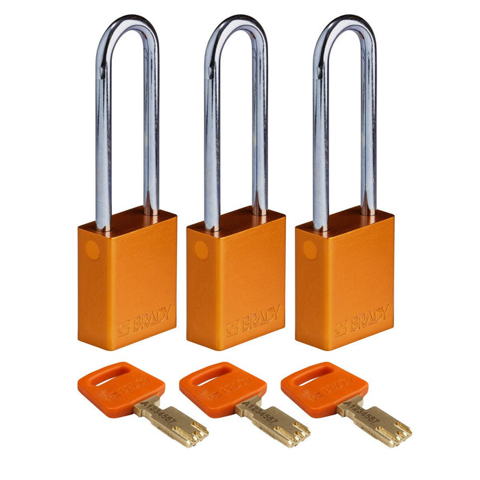 PACK OF 3 EACH / 1.5 IN / Orange