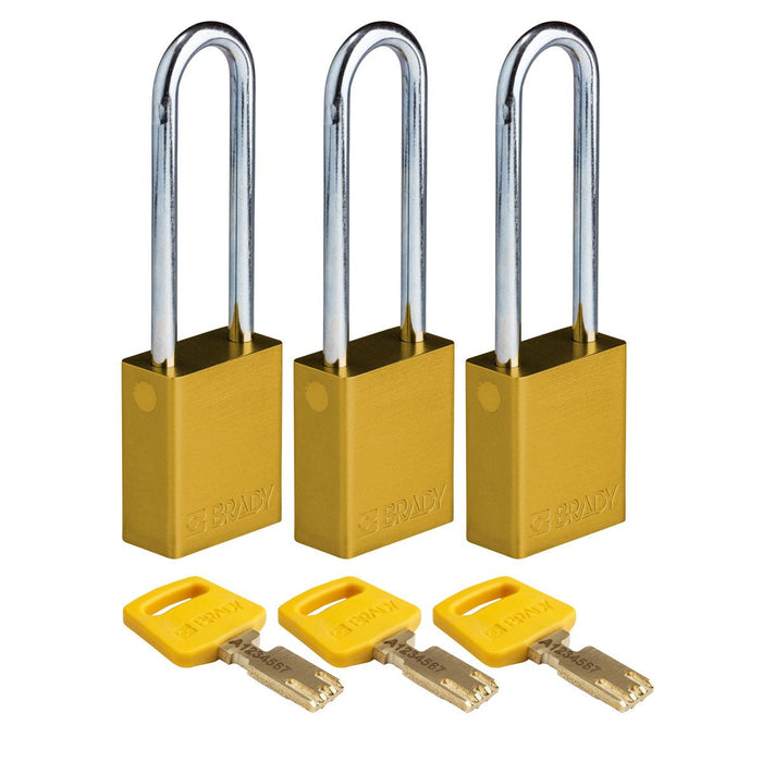 PACK OF 3 EACH / 1.5 IN / Yellow