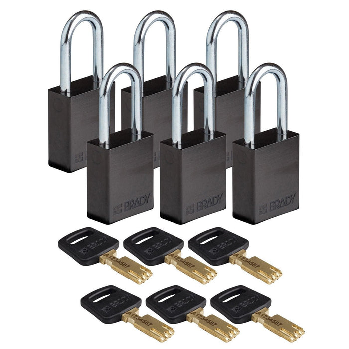 Aluminum Padlocks - Mann Supply BradyAluminum Padlocks