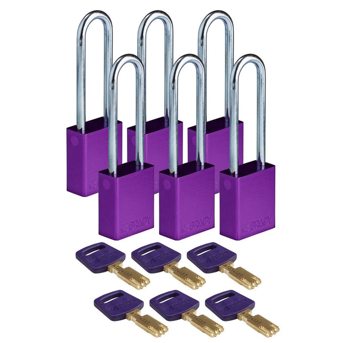 Pack of 6 Each / 1.5 in / Purple